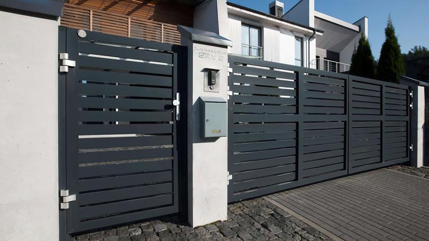 алюминиевые ворота в Курганинске