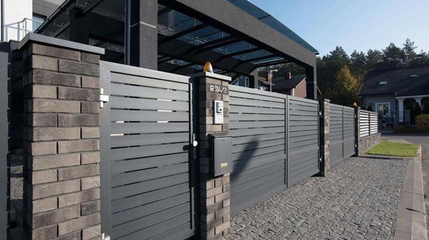 ворота с калиткой в Курганинске